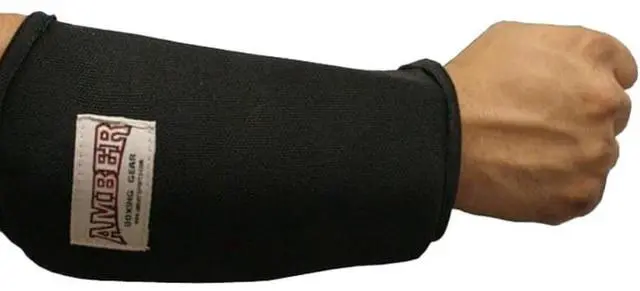 Alt view image 3 of 3 - Amber Fight Gear Nylon Forearm Protectors, Unrivaled Comfort and Protection for Active Lifestyles - Elevate Your Performance with Confidence Large