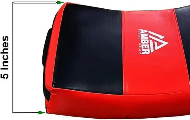 Alt view image 3 of 5 - Amber Fight Gear Curved Body Punching Shield Striking Kick Shield for Boxing Punching Pad Muay Thai Training Foot Target Strike Body Shield, MMA, TKD, Martial Arts, Karate Workout 25x16x5