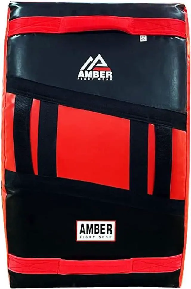 Alt view image 2 of 5 - Amber Fight Gear Curved Body Punching Shield Striking Kick Shield for Boxing Punching Pad Muay Thai Training Foot Target Strike Body Shield, MMA, TKD, Martial Arts, Karate Workout 25x16x5