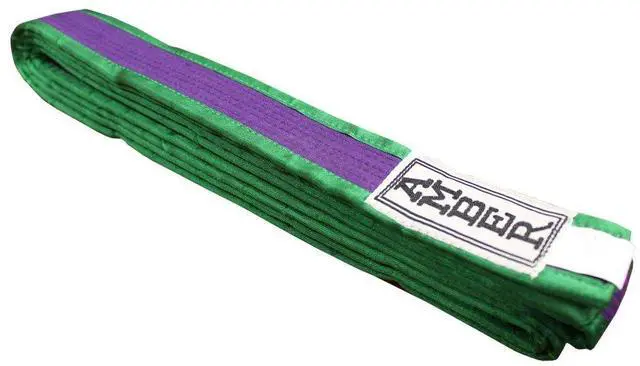 Main image of Amber Sporting Goods Premium Karate Belt, 100% Cotton Canvas Martial Arts Belt for Karate, Taekwondo & Judo Size 6 - 120 Inches