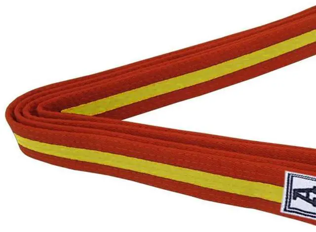 Alt view image 6 of 7 - Amber Sporting Goods Premium Karate Belt, 100% Cotton Canvas Martial Arts Belt for Karate, Taekwondo & Judo