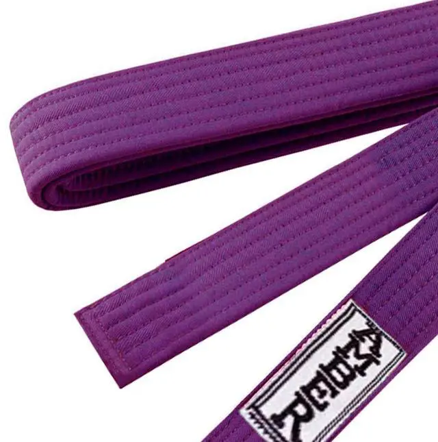 Alt view image 3 of 6 - Amber Sporting Goods Premium Karate Belt, 100% Cotton Canvas Martial Arts Belt for Karate, Taekwondo & Judo Size 3 - 96 Inches