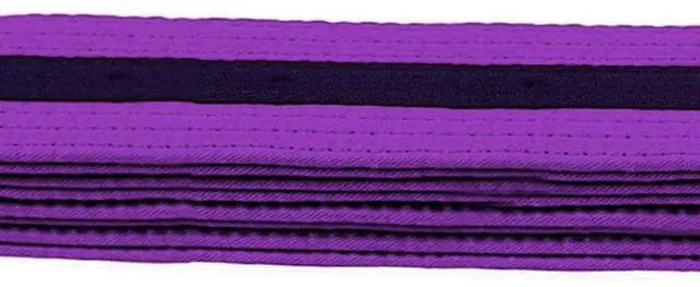 Alt view image 7 of 7 - Amber Sporting Goods Premium Karate Belt, 100% Cotton Canvas Martial Arts Belt for Karate, Taekwondo & Judo Size 6 - 120 Inches