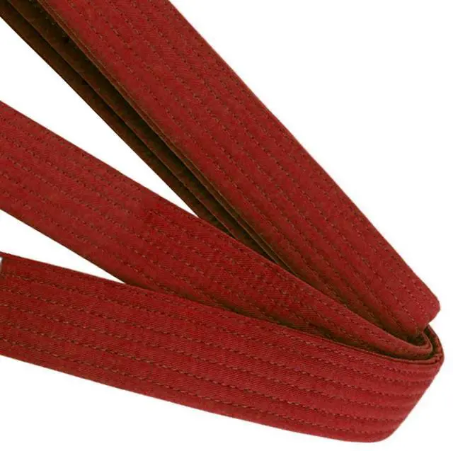 Alt view image 5 of 5 - Amber Sporting Goods Premium Karate Belt, 100% Cotton Canvas Martial Arts Belt for Karate, Taekwondo & Judo Size 6 - 120 Inches