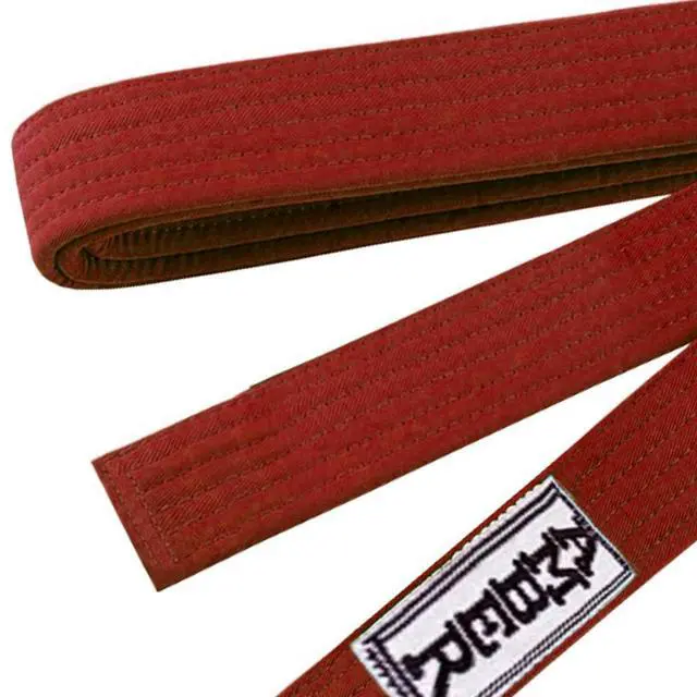 Alt view image 3 of 5 - Amber Sporting Goods Premium Karate Belt, 100% Cotton Canvas Martial Arts Belt for Karate, Taekwondo & Judo Size 6 - 120 Inches
