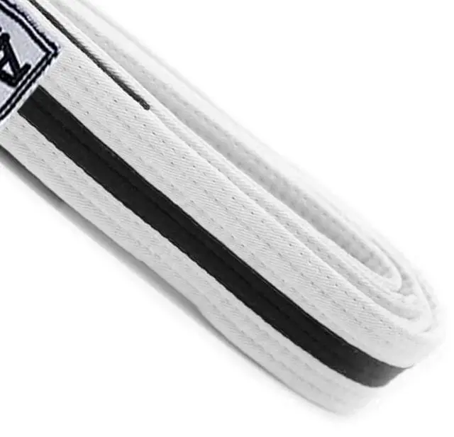 Alt view image 4 of 6 - Amber Sporting Goods Premium Karate Belt, 100% Cotton Canvas Martial Arts Belt for Karate, Taekwondo & Judo