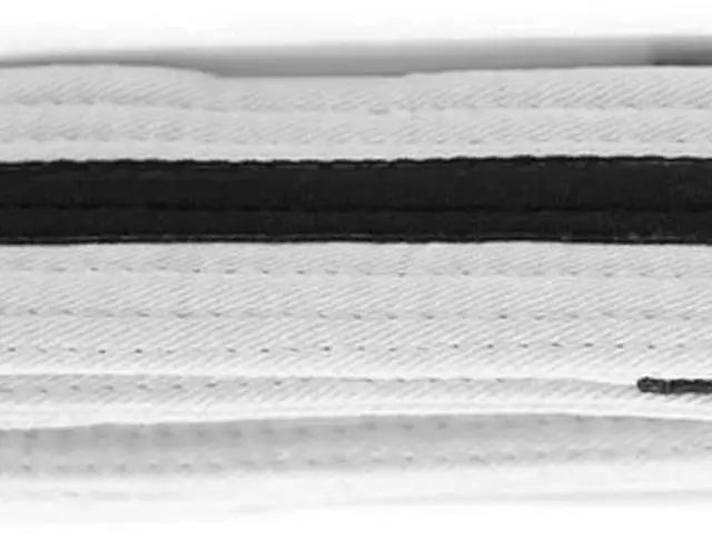Alt view image 6 of 6 - Amber Sporting Goods Premium Karate Belt, 100% Cotton Canvas Martial Arts Belt for Karate, Taekwondo & Judo