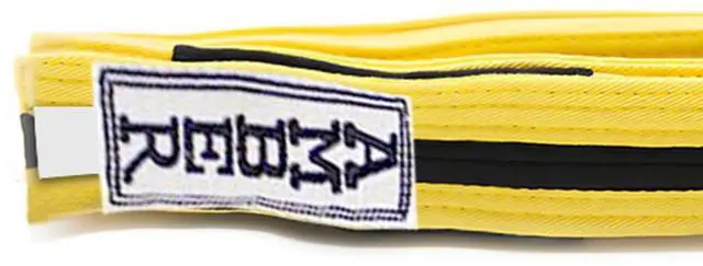 Alt view image 4 of 6 - Amber Sporting Goods Premium Karate Belt, 100% Cotton Canvas Martial Arts Belt for Karate, Taekwondo & Judo