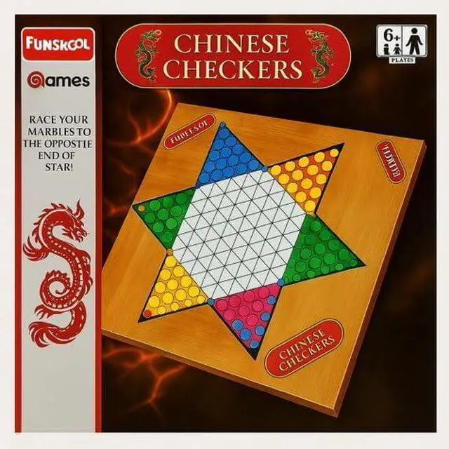 Alt view image 3 of 5 - LIVEVIE Chinese Checkers Board Game, Multicolor Classic Strategy Game for Kids & Adults, 6-Player Family Fun, Improves Logic & Focus, Ideal for Parties & Game Nights