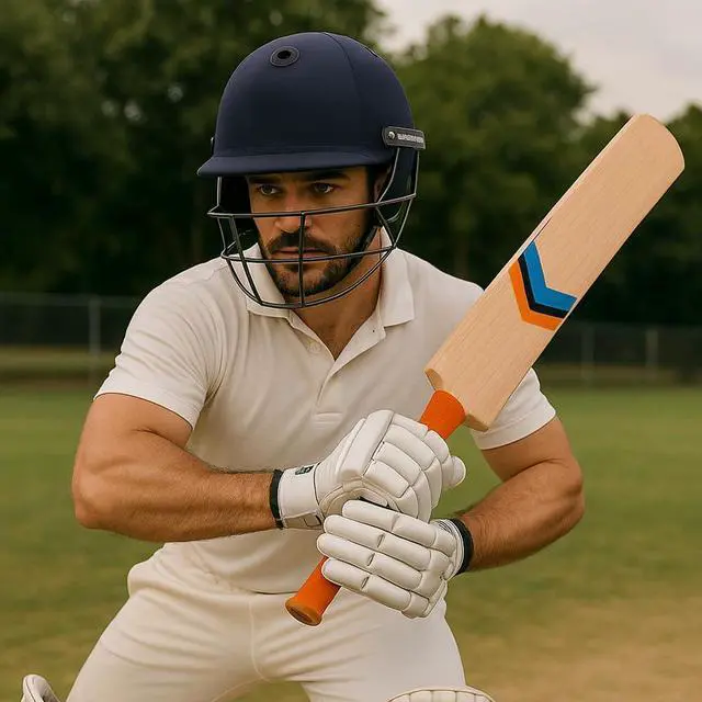 Alt view image 3 of 4 - Amber Fight Gear Savage Tech Cricket Helmet, Lightweight, Impact Protection, Breathable Design, Adjustable Fit, Comfort & Safety for Pro Players Medium