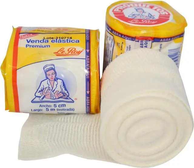 Alt view image 2 of 3 - Ambra Le Roy Mexican Gauze Boxing Hand Wraps Elastic Bandages Revgear Ambra LeRoy Combat Sports Non-Sterile, 2" x 5.5 yd - 16 pack