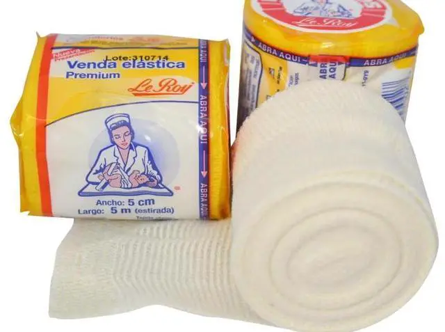 Alt view image 3 of 3 - Ambra Le Roy Mexican Gauze Boxing Hand Wraps Elastic Bandages Revgear Ambra LeRoy Combat Sports Non-Sterile, 2" x 5.5 yd - 16 pack