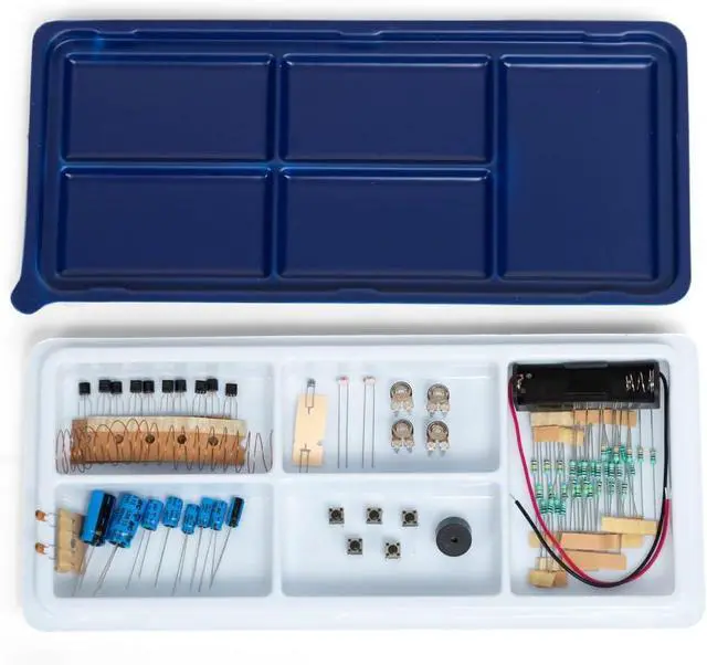 Alt view image 2 of 4 - LIVEVIE Mand Labs Electronic Series KIT-1 Premium Edition (Version 4) - STEM Kit with 60 Projects, 165 Components, Mini Breadboard, 2 Guide Books, 60 Videos, Workstation & 3 Premium Projects