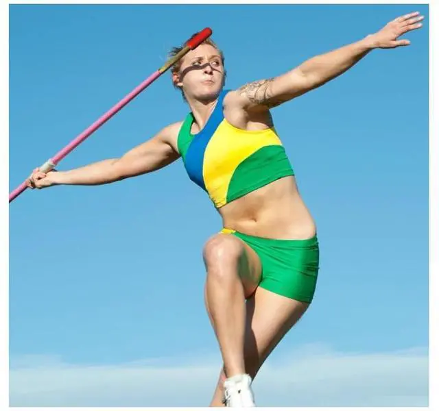 Alt view image 4 of 4 - Amber Fight Gear Track and Field Training Throws Rubber Javelin Replacement Tip
