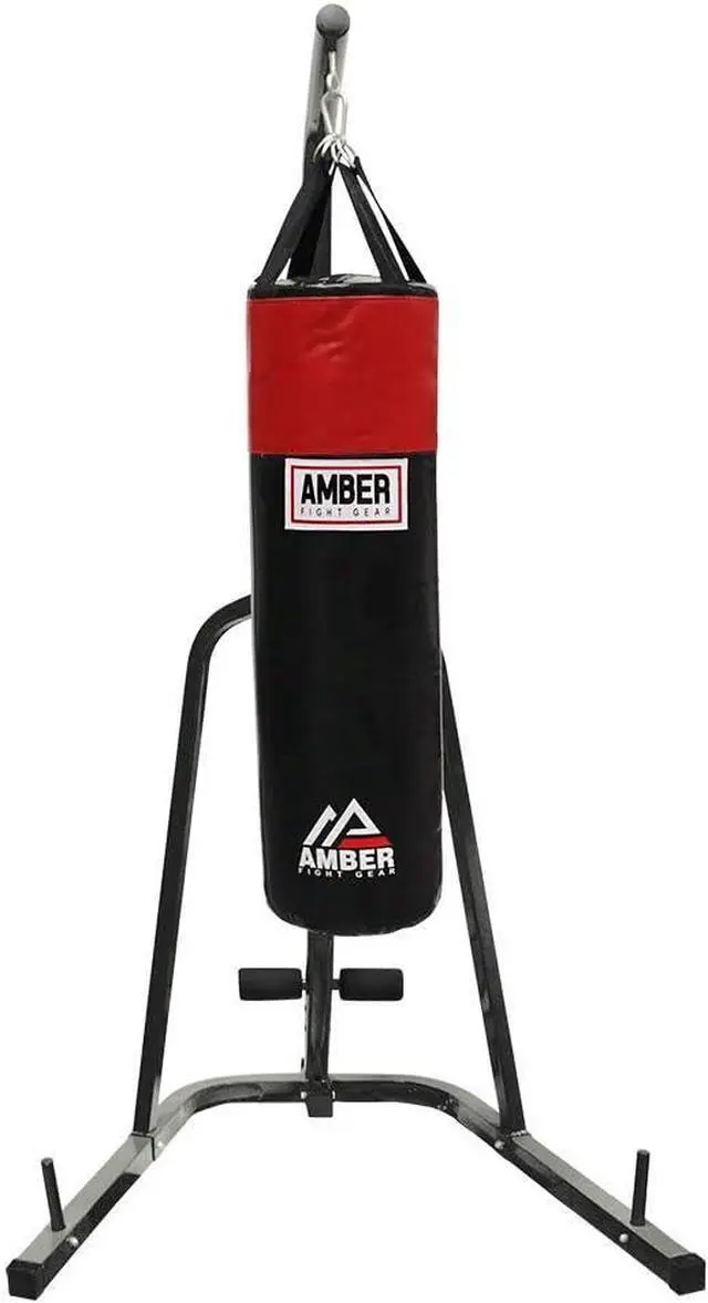 Alt view image 3 of 3 - Amber Fight Gear Premium ToughTek Heavy Bag for Boxing, MMA, Muay Thai & Fitness  Durable Punching Bag for Contact Sports Training, Filled/Unfilled