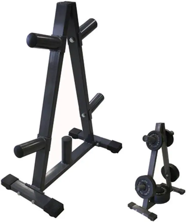 Main image of Amber Fight Gear Ultimate Gym Storage Solution: Olympic 2 Plate Weight Rack - Organize, Stabilize, and Maximize Your Home Workouts
