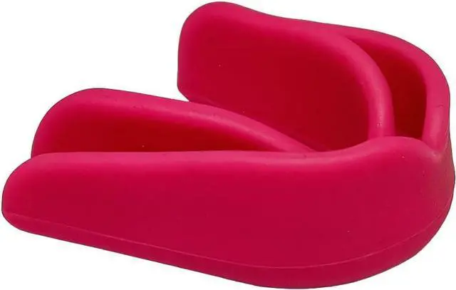 Alt view image 5 of 5 - Amber Fight Gear Breathable Boil Bite Mouth Guards, Super Tough MMA Mouthpiece for Boxing, Wrestling Mouthguard - Combat Sports Mouthpiece in Black Color Pink