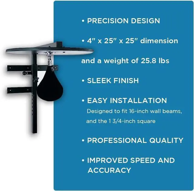 Alt view image 2 of 3 - Amber Fight Gear Maximize Your Training with The Pro Style Speedbag Platform - High-Performance Punching Bag Accessories