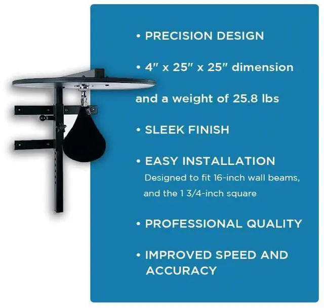 Alt view image 3 of 3 - Amber Fight Gear Maximize Your Training with The Pro Style Speedbag Platform - High-Performance Punching Bag Accessories