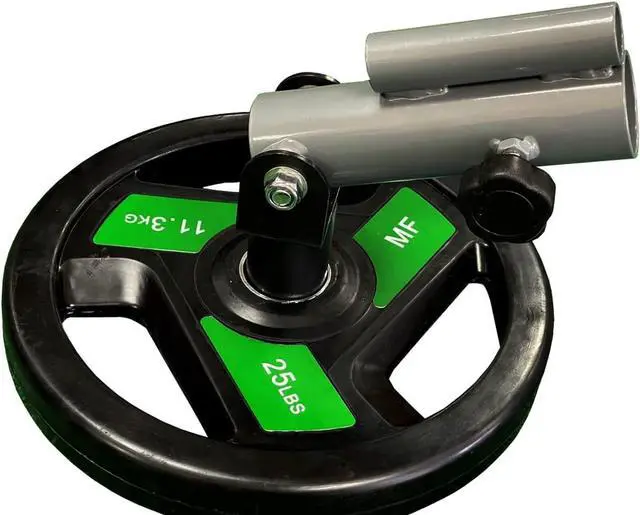 Alt view image 3 of 5 - Amber Fight Gear Versatile T Bar Row Attachment: 360° Swivel, Fits 1" Standard and 2" Olympic Bars, Easy Installation for Full-Body Workouts at Home or Gym