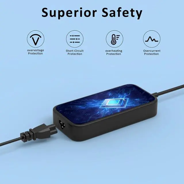 Alt view image 2 of 6 - Energizewiz 19.5V 9.23A 180W Laptop Charger for Asus ROG G750JM G751JM G750JS G752VT GL502VT G-Series Gaming Laptop