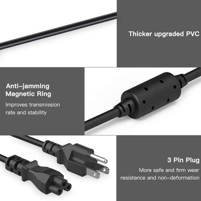 Alt view image 4 of 6 - Energizewiz 95W USB C Type-C Adapter Charger for Lenovo Thinkpad Carbon x1 5th 6th Gen, T480 T480s T570 T580 L380 X380 T470 T470s X270 X280 IdeaPad 13" 720 Y400 Y500 P580 P500