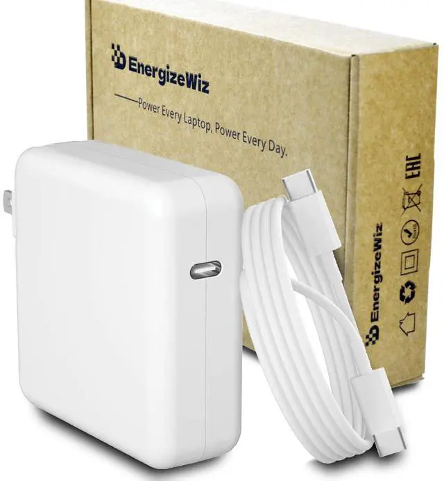 Main image of Energizewiz MacBook Pro Charger 96W USB C Charger Fast Charger for MacBook Air, ipad Pro, Samsung Galaxy and All Type C Device, 6.6ft USBC Cable Included