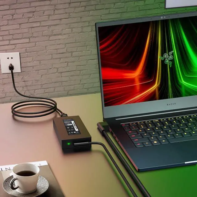 Alt view image 6 of 6 - 230W 19.5V 11.8A AC Laptop Charger for Razer Blade 15 RZ09-02385 02386 02705 02886 02887 02888 0313x 0301x 0421x 0330x 0367x 0409A 0409B 0409C 03009 03006 0328x 0369x Power Supply Adapter Cord