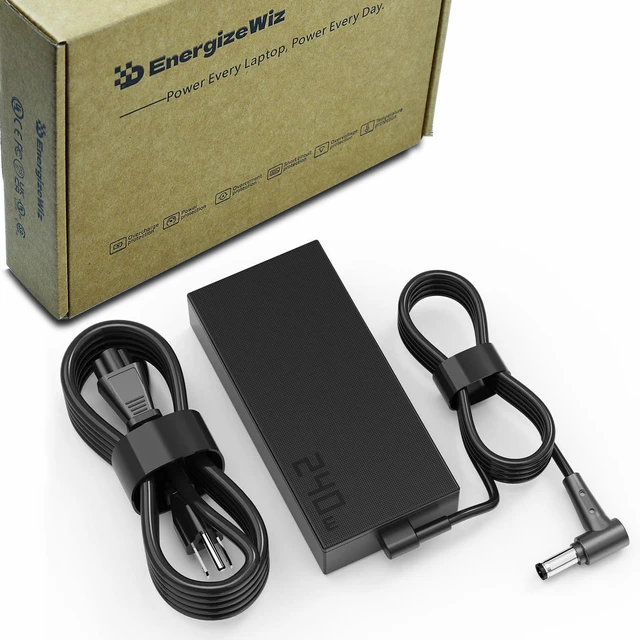 Main image of Energizewiz 240W ROG Charger Fit for ASUS ADP-240EB B 20V 12A AC Adapter ASUS ROG Zephyrus G14 G15 M16 S15 S17, ROG Strix Scar 15 G533QS (Compatible with 180W 200W ROG Laptop) 6.0x3.7mm