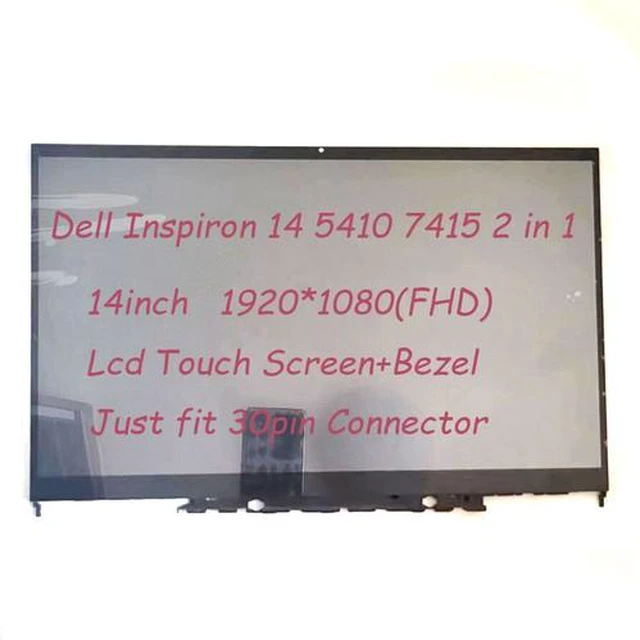 Main image of 14" FHD Lcd Touch Screen+Bezel for Dell Inspiron 14 5410 7415 2 in 1 P147G 30pin Connector