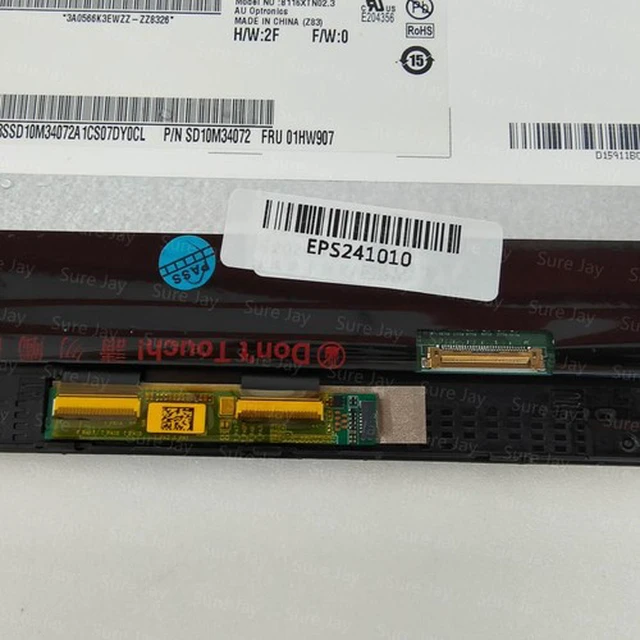 Alt view image 4 of 7 - 11.6" HD Lcd Touch Screen+Bezel Assembly for Dell Chromebook 3110 2-in-1