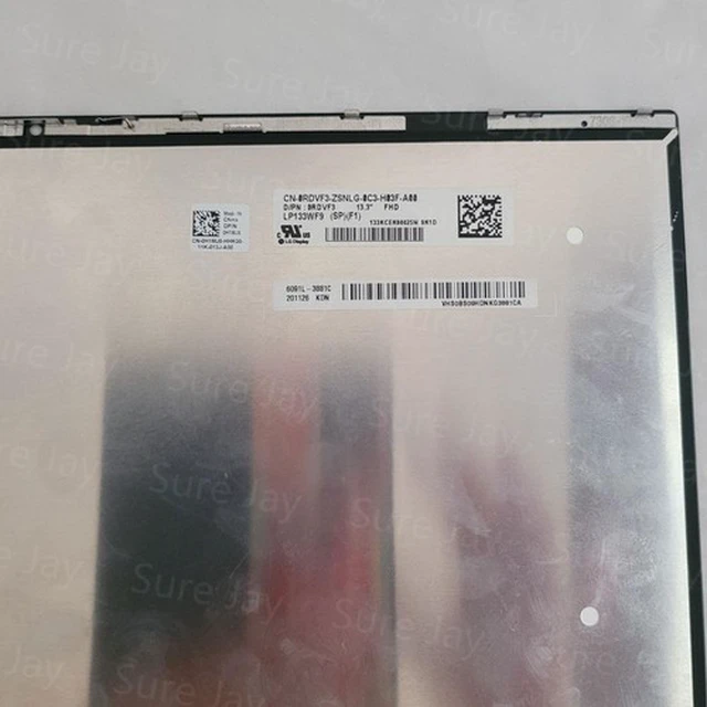 Alt view image 2 of 7 - 13.3'' FHD LCD Touch Screen+Bezel Assembly for Dell Inspiron 13 7306 2-in-1 P124G002