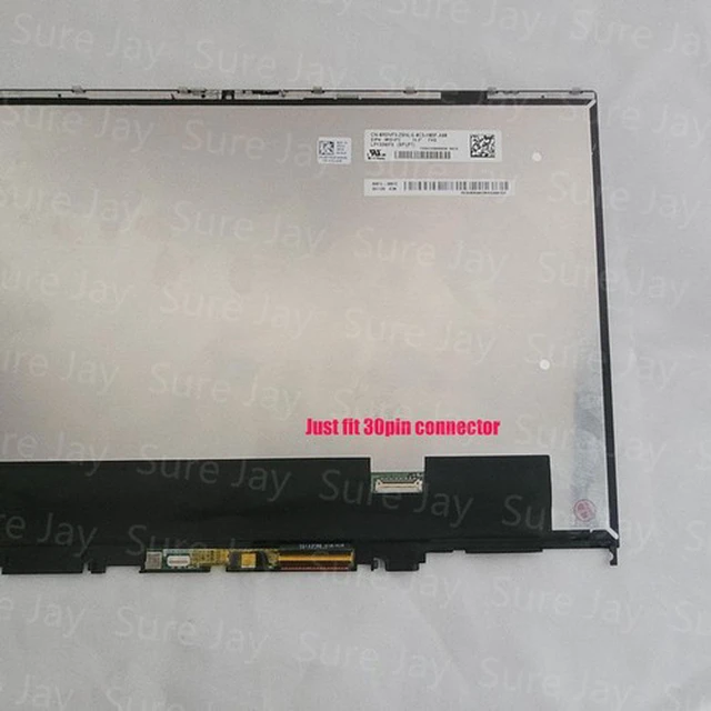 Alt view image 3 of 7 - 13.3'' FHD LCD Touch Screen+Bezel Assembly for Dell Inspiron 13 7306 2-in-1 P124G002