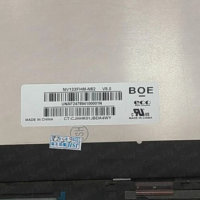 Alt view image 2 of 7 - 13.3" FHD Lcd Touch Screen+Bezel Assembly for HP ENVY x360 13-AG Series