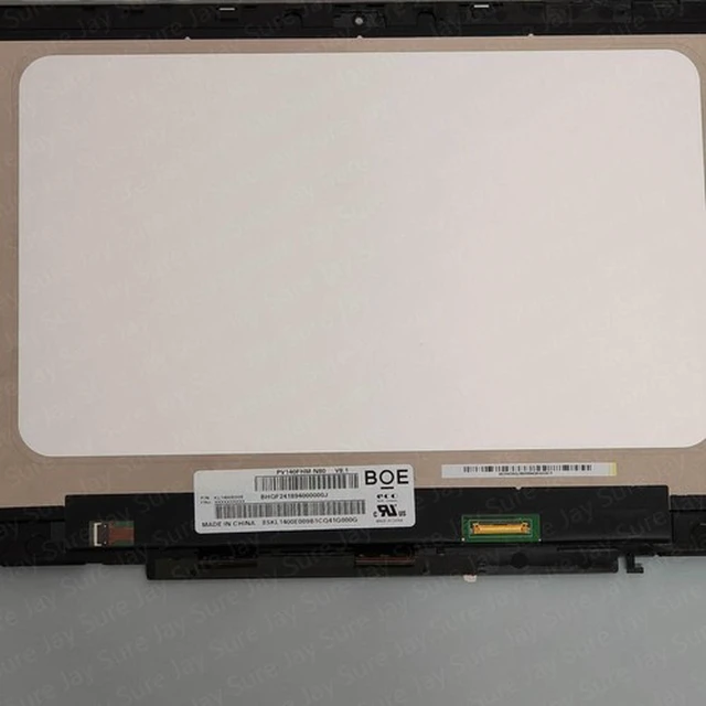 Alt view image 3 of 7 - 14" FHD LCD Screen Touch Assembly for HP X360 14-cd0058TU Series