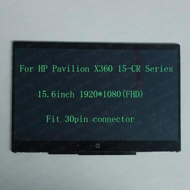 Main image of 15.6" FHD LCD Touch Screen + Digitizer Assembly for HP Pavilion X360 15-CR0091MS