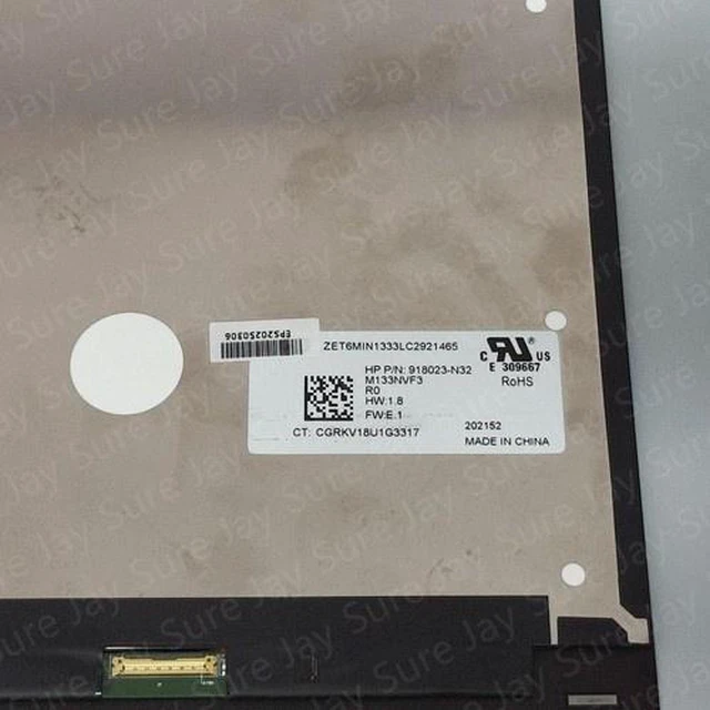 Alt view image 4 of 7 - 13.3" FHD Lcd Touch Screen Assembly for HP Spectre x360 13-AP0033DX M133NVF3 R0
40pin Connector