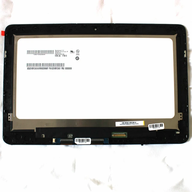 Alt view image 2 of 5 - 11.6 HD Lcd Touch Screen +Bezel Assembly for HP ProBook x360 11 G1 EE 917100-001