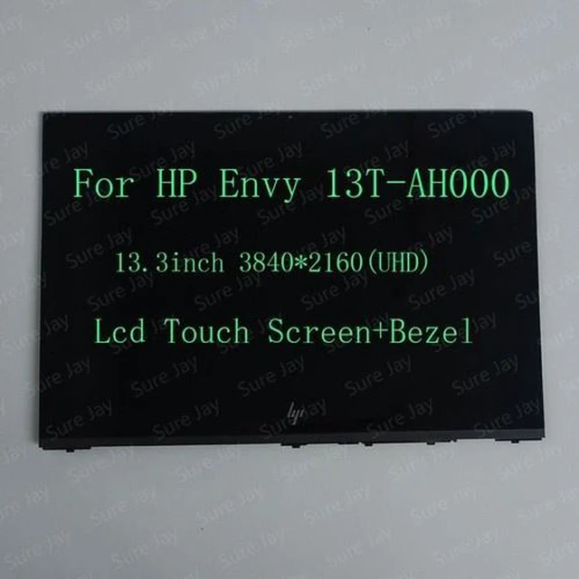 Main image of 13.3" UHD LCD touch Screen+Bezel Assembly for HP Envy 13T-AH000 13-AH100