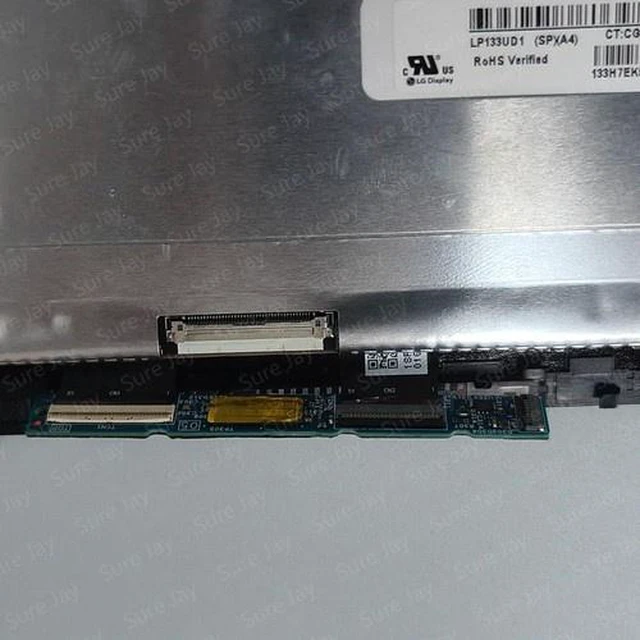 Alt view image 3 of 7 - 13.3" UHD LCD touch Screen+Bezel Assembly for HP Envy 13T-AH000 13-AH100