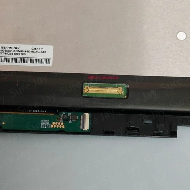 Alt view image 3 of 7 - 15.6" FHD LCD Touch Screen+Bezel Assembly for HP ENVY X360 15-eu 15m-eu