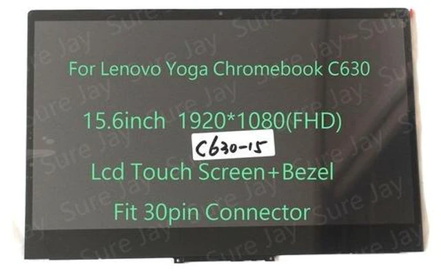 Main image of 15.6" FHD Lcd Touch Screen+Bezel Assembly for Lenovo Yoga Chromebook C630-15 5D10S7332