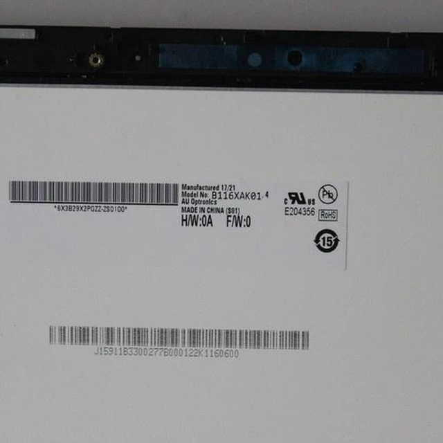 Alt view image 6 of 6 - 11.6 HD Lcd Touch Screen W/Bezel for Lenovo 500e Chromebook 2nd Gen 81MC0000US