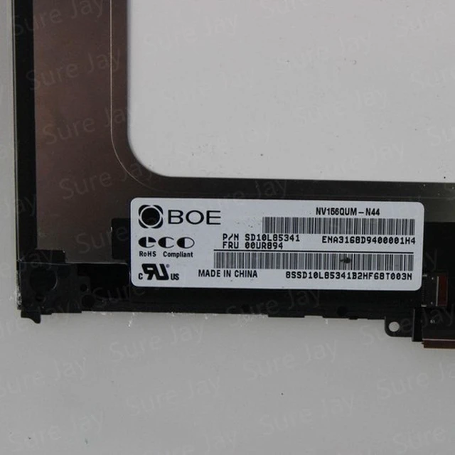 Alt view image 4 of 7 - 15.6inch 4K UHD Touch Screen Assembly +Bezel for Lenovo Yoga 710-15IKB 80V5 LQ156D1JX06-E