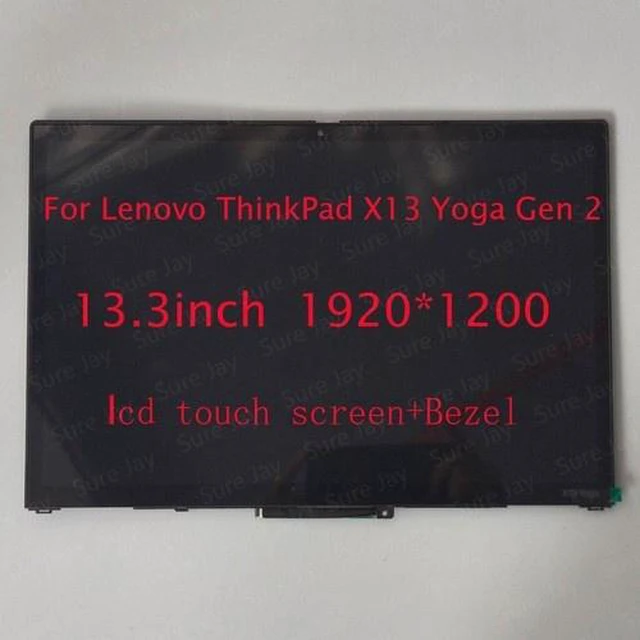 Main image of Replacement for Lenovo ThinkPad X13 Yoga Gen 2 LCD Screen Touch Assembly w/Bezel
