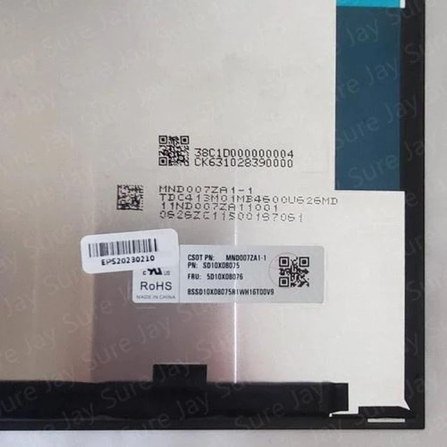 Alt view image 3 of 7 - 13" QHD Lcd Touch Screen for Lenovo Yoga Pad Pro / Lenovo Yoga Tab 13 YT-K606F