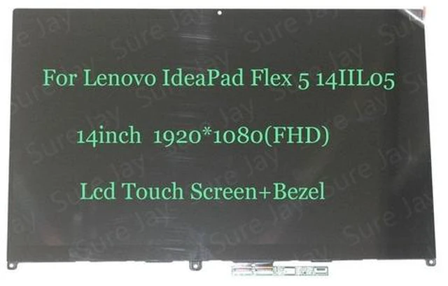 Main image of 14" FHD LCD Touch Screen +Bezel Assembly for Lenovo IdeaPad Flex 5 14IIL05 81X1