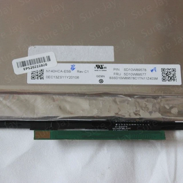Alt view image 5 of 7 - 14" FHD LCD Touch Screen +Bezel Assembly for Lenovo IdeaPad Flex 5 14IIL05 81X1