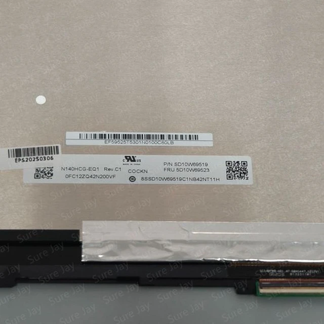 Alt view image 2 of 7 - 14inch FHD Lcd Touch Screen Assembly for For Lenovo Thinkpad X1 Yoga 4th Gen 5M10Z37048