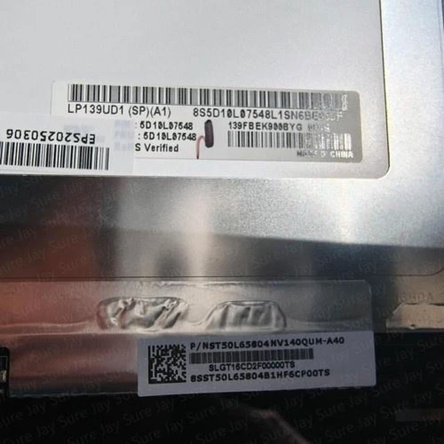 Alt view image 2 of 7 - 13.9" UHD LCD Touch Screen Assembly for Lenovo Yoga 910-13IKB 910-14